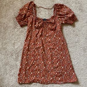 Floral Peasant Dress